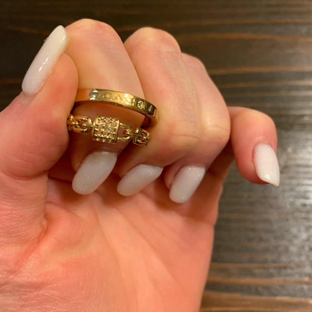 Set of 2 Coach Rings